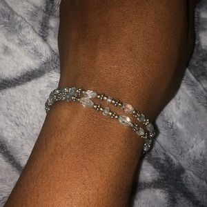 5 for $10– Charming Charlie Gray & Silver Bracelet